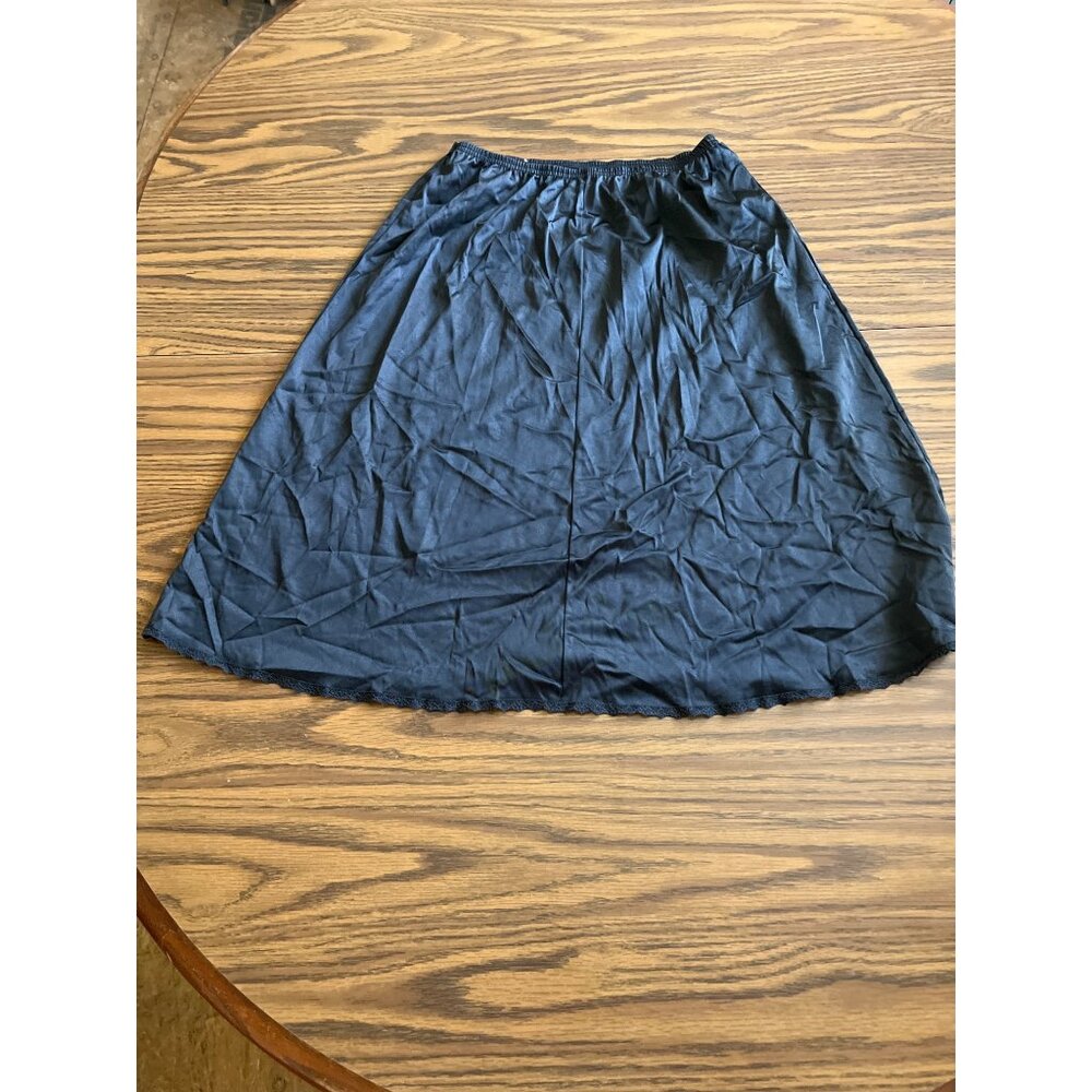 Black half slip. Vintage